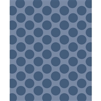 Steel Blue/Gray Polka Dot Printed Backdrop