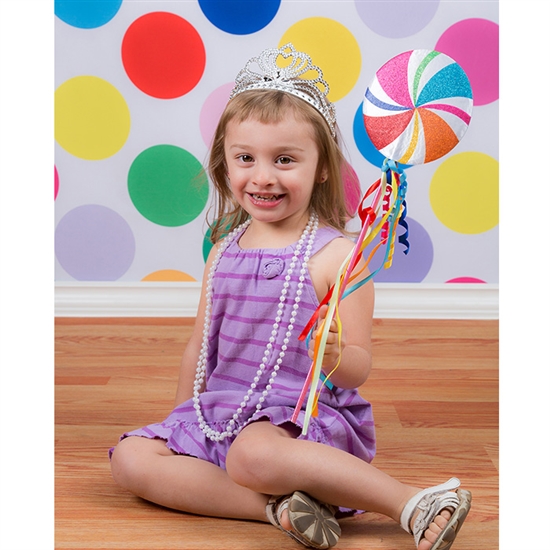 Multi-Colored Polka Dot Printed Backdrop