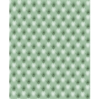 Green Tufted Printed Backdrop