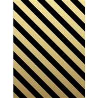 Black and Gold Stripes Printed Backdrop