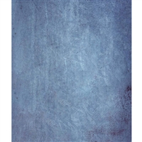 Mid Blue Spray Texture Printed Canvas
