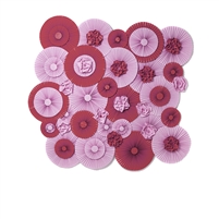 Berry and Wine Pinwheels Printed Backdrop