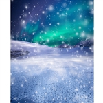 Mystical Snow Storm Printed Backdrop