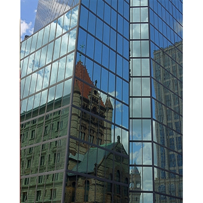 Boston Building Reflection Scenic Backdrop