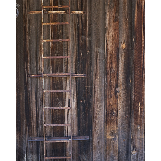 Rusty Ladder Printed Backdrop