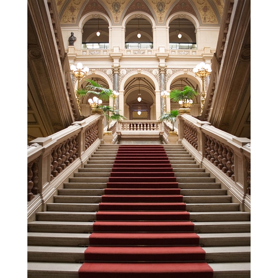 Palace Staircase Printed Backdrop