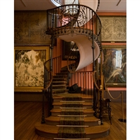 Winding Staircase Printed Backdrop