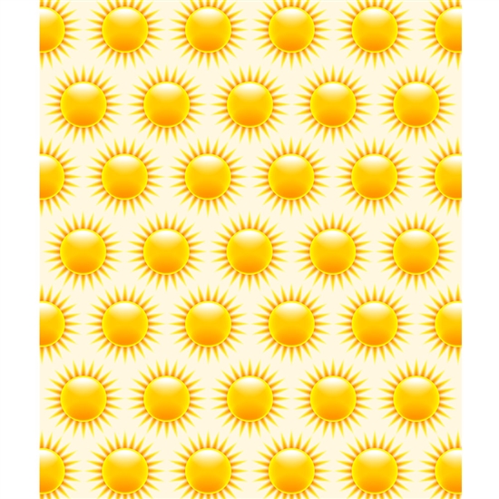 Summer Sun Printed Backdrop