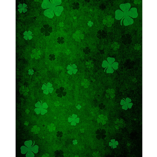 Grunge St. Patrick's Day Printed Backdrop
