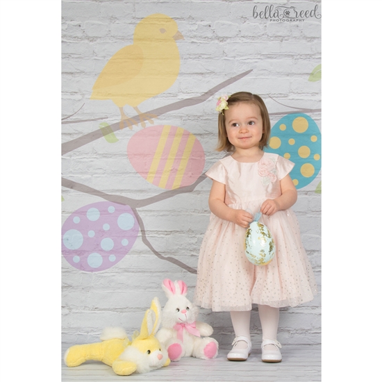 Spring Tree Branches Printed Backdrop