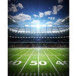 Football Field Printed Backdrop