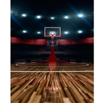 Basketball Court Printed Backdrop