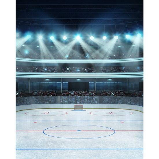 Hockey Stadium Printed Backdrop