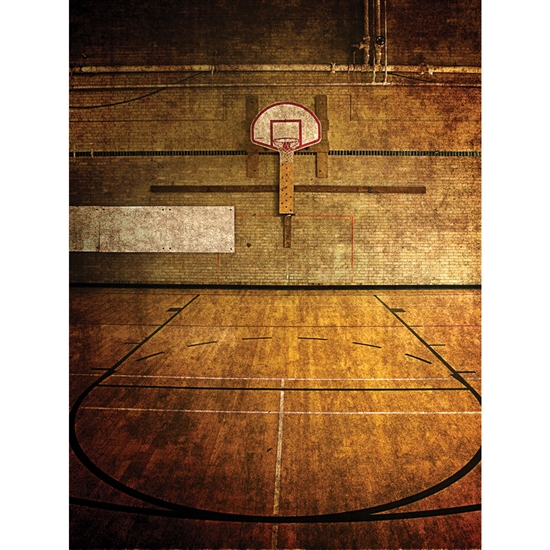 Basketball Gym Printed Backdrop