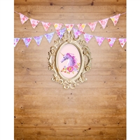 Vintage Unicorn Custom Birthday Printed Backdrop