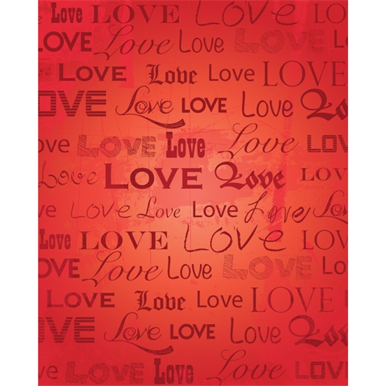 Love Always Printed Backdrop