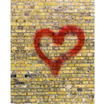 Heart Stained Brick