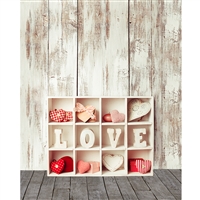 Love Shelves Printed Backdrop