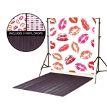 Kisses & Bowties Vinyl Backdrop Kit