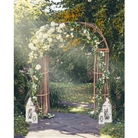 Flower Arch Printed Backdrop
