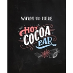 Cocoa Bar Printed Backdrop