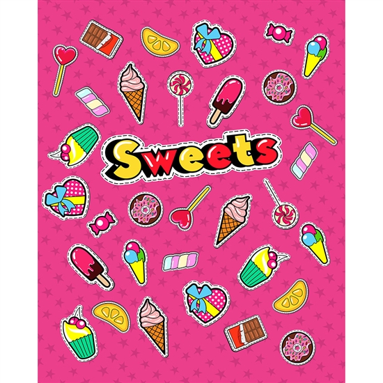Candy & Sweets Printed Backdrop