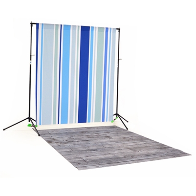 Blue Stripes & Gray Pine Printed / Floordrop Kit